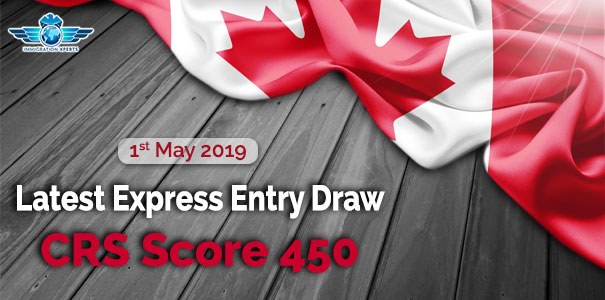 Latest express entry draw (1st May 2019)